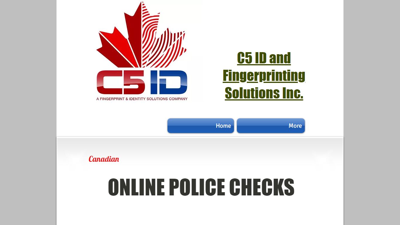 On-Line Police Check | c5id